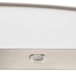 Woodbury 24.6 in. 1-Light Brushed Nickel Integrated LED Bathroom Vanity Light Bar with Frosted Acrylic Shade by Hampton Bay 15 Woodbury 24.6 in. 1-Light Brushed Nickel Integrated LED Bathroom Vanity Light Bar with Frosted Acrylic Shade by Hampton Bay -Hampton Bay Sales brushed nickel hampton bay vanity lighting iqp1301lx 07 bn 40 1000