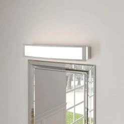 Woodbury 24.6 in. 1-Light Brushed Nickel Integrated LED Bathroom Vanity Light Bar with Frosted Acrylic Shade by Hampton Bay 20 Woodbury 24.6 in. 1-Light Brushed Nickel Integrated LED Bathroom Vanity Light Bar with Frosted Acrylic Shade by Hampton Bay -Hampton Bay Sales brushed nickel hampton bay vanity lighting iqp1301lx 07 bn 4f 1000