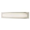 Woodbury 24.6 in. 1-Light Brushed Nickel Integrated LED Bathroom Vanity Light Bar with Frosted Acrylic Shade by Hampton Bay