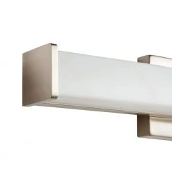 Astrid 24 in. Brushed Nickel 5-CCT LED Bathroom Vanity Light Bar with Frosted Glass by Hampton Bay -Hampton Bay Sales brushed nickel hampton bay vanity lighting kpu1301lx 04 bn 1d 1000