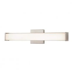 Astrid 24 in. Brushed Nickel 5-CCT LED Bathroom Vanity Light Bar with Frosted Glass by Hampton Bay