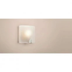 Obsidian 1-Light Brushed Nickel Sconce with Frosted Glass Shade by Hampton Bay -Hampton Bay Sales brushed nickel hampton bay wall sconces emc8451a 5 1f 1000