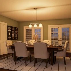 Oron 3-Light Brushed Steel Island Light with White Glass Shades by Hampton Bay -Hampton Bay Sales brushed steel hampton bay chandeliers hdp12070 76 1000