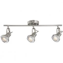 2 ft. 3-Light Brushed Steel LED Track Lighting Kit by Hampton Bay -Hampton Bay Sales brushed steel hampton bay track lighting kits 59118 a0 1000