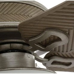 Algiers 54 in. Indoor/Outdoor Cambridge Silver Ceiling Fan with Light Kit and 5 Weathered Ash-Colored ABS Blades by Hampton Bay -Hampton Bay Sales cambridge silver hampton bay ceiling fans with lights 56139 77 1000