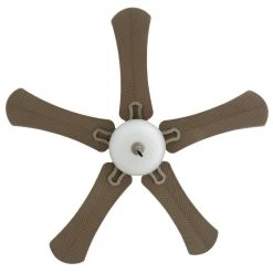 Algiers 54 in. Indoor/Outdoor Cambridge Silver Ceiling Fan with Light Kit and 5 Weathered Ash-Colored ABS Blades by Hampton Bay -Hampton Bay Sales cambridge silver hampton bay ceiling fans with lights 56139 c3 1000