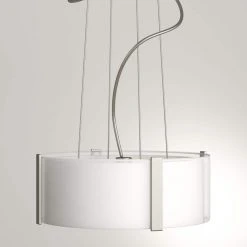 Bourland 3-Light Polished Chrome Hanging Kitchen Pendant Light with Glass Drum Shade by Hampton Bay -Hampton Bay Sales chrome hampton bay chandeliers cp 2902 31 1000