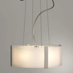 Bourland 3-Light Polished Chrome Hanging Kitchen Pendant Light with Glass Drum Shade by Hampton Bay -Hampton Bay Sales chrome hampton bay chandeliers cp 2902 d4 1000