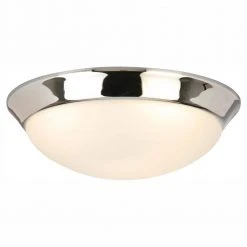 Chelwood 13 in. Chrome Selectable LED Flush Mount by Hampton Bay