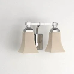 2-Light Chrome Bath Light by Hampton Bay 11 2-Light Chrome Bath Light by Hampton Bay -Hampton Bay Sales chrome hampton bay vanity lighting 25122 1d 1000