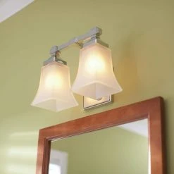 2-Light Chrome Bath Light by Hampton Bay 12 2-Light Chrome Bath Light by Hampton Bay -Hampton Bay Sales chrome hampton bay vanity lighting 25122 c3 1000