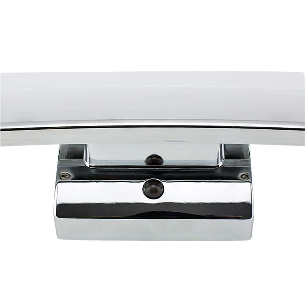 Collier Heights 24 in. Chrome Curved Selectable LED Bathroom Vanity Light Bar Flush Mount with Night Light Feature by Hampton Bay 8 Collier Heights 24 in. Chrome Curved Selectable LED Bathroom Vanity Light Bar Flush Mount with Night Light Feature by Hampton Bay - Image 8