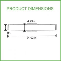 Collier Heights 24 in. Chrome Curved Selectable LED Bathroom Vanity Light Bar Flush Mount with Night Light Feature by Hampton Bay 17 Collier Heights 24 in. Chrome Curved Selectable LED Bathroom Vanity Light Bar Flush Mount with Night Light Feature by Hampton Bay -Hampton Bay Sales chrome hampton bay vanity lighting 537999010 c3 1000