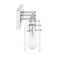 Regan 21 in. 3-Light Chrome Bathroom Vanity Light with Clear Glass Shades by Hampton Bay -Hampton Bay Sales chrome hampton bay vanity lighting dshd19574v6 1f 1000