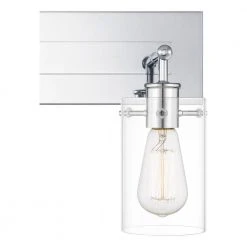 Regan 21 in. 3-Light Chrome Bathroom Vanity Light with Clear Glass Shades by Hampton Bay -Hampton Bay Sales chrome hampton bay vanity lighting dshd19574v6 44 1000