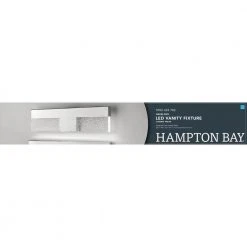 Havelock 22.7 in. 1-Light Chrome Integrated LED Bathroom Vanity Light Bar with Clear Seedy Glass by Hampton Bay 21 Havelock 22.7 in. 1-Light Chrome Integrated LED Bathroom Vanity Light Bar with Clear Seedy Glass by Hampton Bay -Hampton Bay Sales chrome hampton bay vanity lighting kgl1391l 2 cr 76 1000