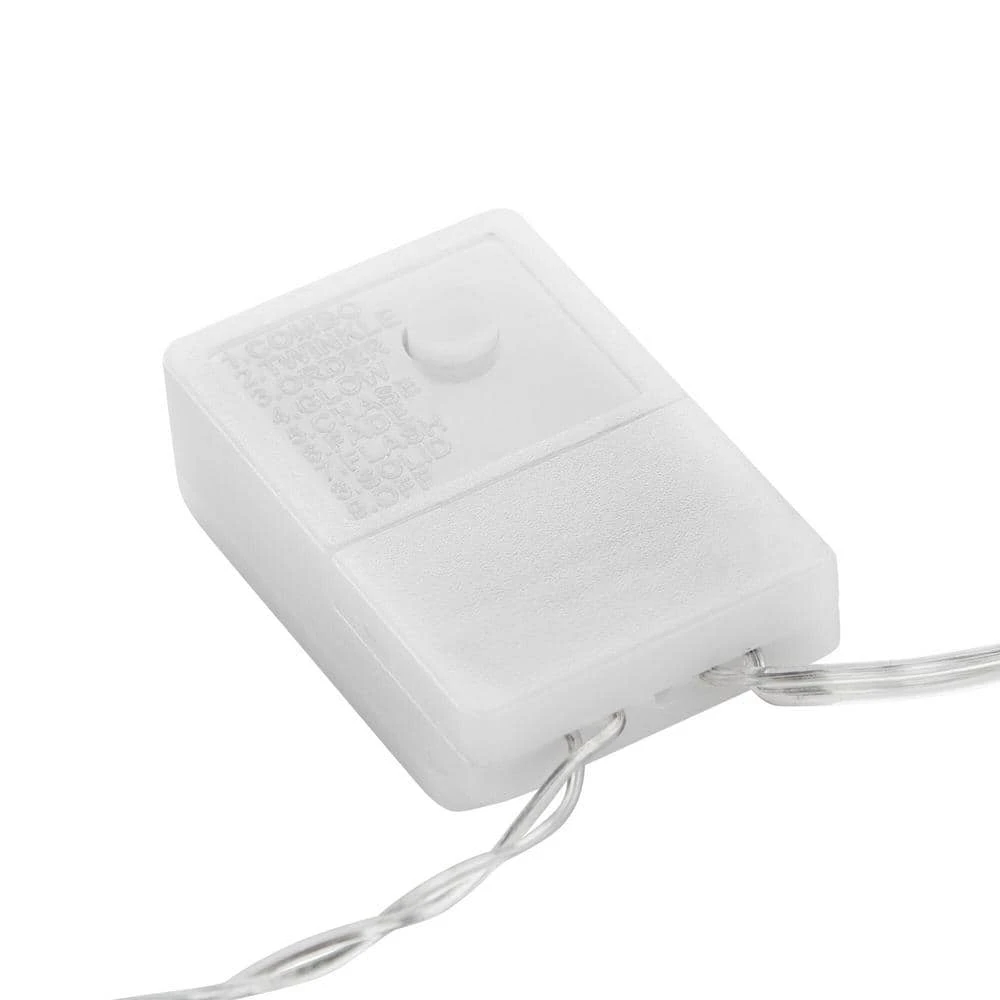 Outdoor/Indoor 10 ft. Plug-In Warm White Mini Bulb Integrated LED 10 Strand Willow Curtain String Light by Hampton Bay 6 Outdoor/Indoor 10 ft. Plug-In Warm White Mini Bulb Integrated LED 10 Strand Willow Curtain String Light by Hampton Bay - Image 6