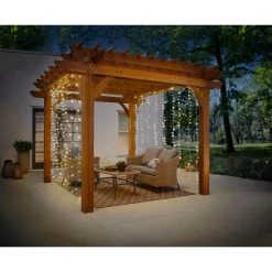 Outdoor/Indoor 10 ft. Plug-In Warm White Mini Bulb Integrated LED 10 Strand Willow Curtain String Light by Hampton Bay 12 Outdoor/Indoor 10 ft. Plug-In Warm White Mini Bulb Integrated LED 10 Strand Willow Curtain String Light by Hampton Bay -Hampton Bay Sales clear hampton bay string lights fy10120willowhd a0 1000