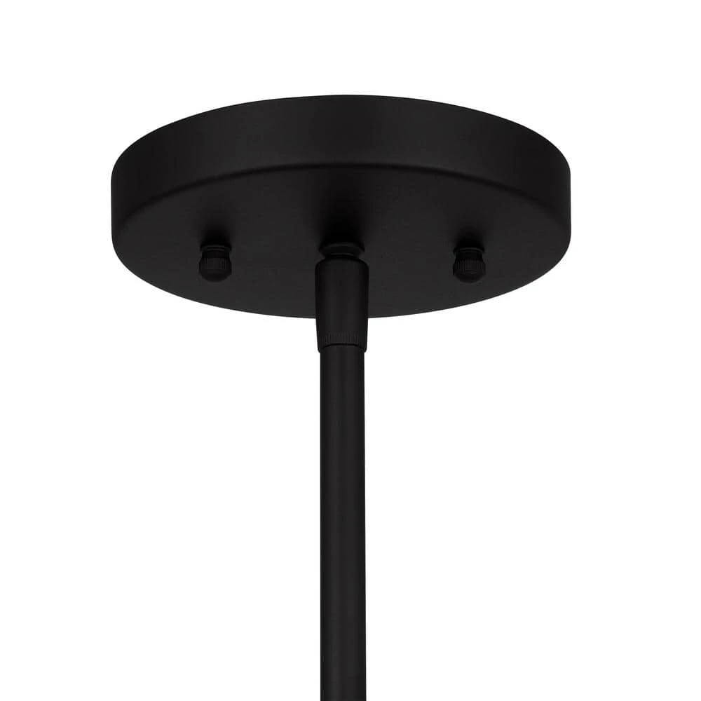 Mullins 10 in. 1-Light Coal and Honey Gold Pendant Hanging Light, Modern Industrial Kitchen Pendant Lighting by Hampton Bay 5 Mullins 10 in. 1-Light Coal and Honey Gold Pendant Hanging Light, Modern Industrial Kitchen Pendant Lighting by Hampton Bay - Image 5