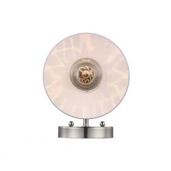 Glenhurst 1-Light Cobalt and Brushed Nickel Indoor Industrial Farmhouse Wall Sconce Light Fixture with Metal Shade by Hampton Bay -Hampton Bay Sales cobalt and brushed nickel hampton bay vanity lighting 20511 cb bn 1f 1000