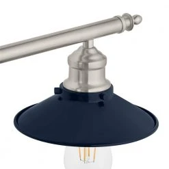 Glenhurst 4-Light Cobalt and Brushed Nickel Industrial Farmhouse Bathroom Vanity Light Fixture by Hampton Bay -Hampton Bay Sales cobalt and brushed nickel hampton bay vanity lighting 20514 cb bn a0 1000