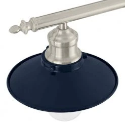 Glenhurst 2-Light Cobalt and Brushed Nickel Industrial Farmhouse Bathroom Vanity Light Fixture with Metal Shades by Hampton Bay -Hampton Bay Sales cobalt and brushed nickel hampton bay vanity lighting hd 8002 cb bn a0 1000