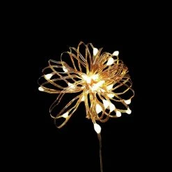 Outdoor/Indoor 33 ft. 3 AA Battery Operated Copper Wire LED Fairy String Light, Color Changing by Hampton Bay