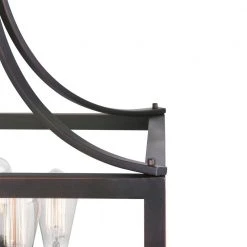 Boswell Quarter 20 in. 5-Light Distressed Black Farmhouse Pendant for Kitchen or Entryway by Hampton Bay -Hampton Bay Sales distressed black hampton bay chandeliers 7949hbdbdi a0 1000