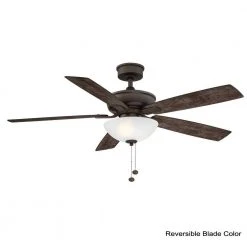Blakeford 54 in LED Espresso Bronze DC Motor Ceiling Fan with Light by Hampton Bay -Hampton Bay Sales espresso bronze hampton bay ceiling fans with lights am581 eb 1d 1000