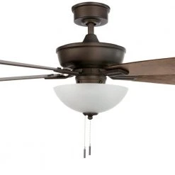 Blakeford 54 in LED Espresso Bronze DC Motor Ceiling Fan with Light by Hampton Bay -Hampton Bay Sales espresso bronze hampton bay ceiling fans with lights am581 eb 4f 1000