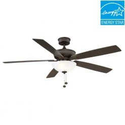 Blakeford 60 in. LED Espresso Bronze DC Motor Ceiling Fan with Light by Hampton Bay -Hampton Bay Sales espresso bronze hampton bay ceiling fans with lights am581a eb 40 1000