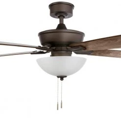 Blakeford 60 in. LED Espresso Bronze DC Motor Ceiling Fan with Light by Hampton Bay -Hampton Bay Sales espresso bronze hampton bay ceiling fans with lights am581a eb 4f 1000