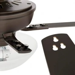 Blakeford 60 in. LED Espresso Bronze DC Motor Ceiling Fan with Light by Hampton Bay -Hampton Bay Sales espresso bronze hampton bay ceiling fans with lights am581a eb c3 1000