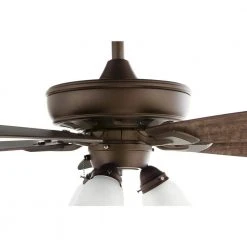 Wellton 60 in LED Espresso Bronze DC Motor Ceiling Fan with Light by Hampton Bay -Hampton Bay Sales espresso bronze hampton bay ceiling fans with lights am588a eb 44 1000