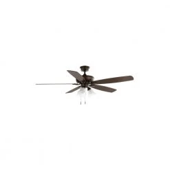 Wellton 60 in LED Espresso Bronze DC Motor Ceiling Fan with Light by Hampton Bay -Hampton Bay Sales espresso bronze hampton bay ceiling fans with lights am588a eb c3 1000