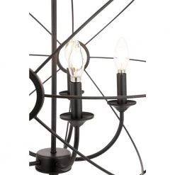 24 in. W 5-Light Espresso Bronze Finish Hanging Chandelier by Hampton Bay -Hampton Bay Sales espresso bronze hampton bay chandeliers kvs9105ax 01 44 1000