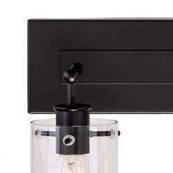 Regan 12.75 in. 2-Light Espresso Bronze Bath Vanity Light with Clear Glass Shades by Hampton Bay 11 Regan 12.75 in. 2-Light Espresso Bronze Bath Vanity Light with Clear Glass Shades by Hampton Bay -Hampton Bay Sales espresso bronze hampton bay vanity lighting ds19071 40 1000