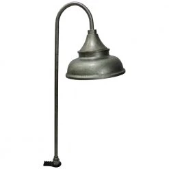 Low Voltage 100 Lumens Galvanized Outdoor Integrated LED Farmhouse Path Light; Weather/Water/Rust Resistant by Hampton Bay -Hampton Bay Sales galvanized hampton bay path lights 62904 1d 1000