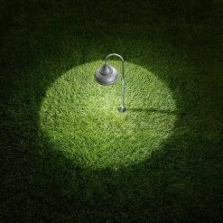 Low Voltage 100 Lumens Galvanized Outdoor Integrated LED Farmhouse Path Light; Weather/Water/Rust Resistant by Hampton Bay -Hampton Bay Sales galvanized hampton bay path lights 62904 a0 1000