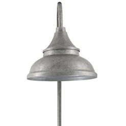 Low Voltage 100 Lumens Galvanized Outdoor Integrated LED Farmhouse Path Light; Weather/Water/Rust Resistant by Hampton Bay -Hampton Bay Sales galvanized hampton bay path lights 62904 fa 1000