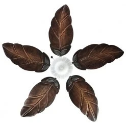 Nassau 52 in. Indoor/Outdoor LED Gilded Iron Wet Rated Ceiling Fan with Light Kit and 5 Weather Resistant Blades by Hampton Bay -Hampton Bay Sales gilded iron hampton bay ceiling fans with lights 58020 77 1000