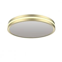ASHBURROW 15 in. Gold Selectable LED Flush Mount with Night Light by Hampton Bay -Hampton Bay Sales gold hampton bay flush mount lights ca9aa026fr1g25n c3 1000