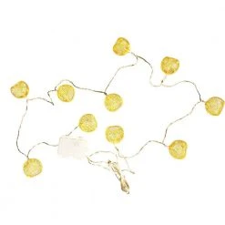 Indoor 12 ft. Battery Operated Metal Integrated LED String Lights (10-Light) by Hampton Bay 13 Indoor 12 ft. Battery Operated Metal Integrated LED String Lights (10-Light) by Hampton Bay -Hampton Bay Sales gold hampton bay string lights 10508 1f 1000