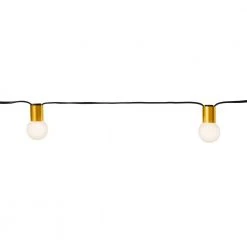 Outdoor/Indoor 12 ft. Plug-In Globe Bulb String Lights with 12 Incandescent G40 Bulbs by Hampton Bay -Hampton Bay Sales gold hampton bay string lights lm009 12l 1d 1000