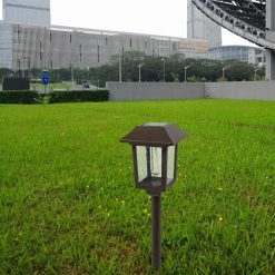 Mitchell 10 Lumens Solar Golden Bronze Filament LED Path Light (6-Pack) by Hampton Bay -Hampton Bay Sales golden bronze hampton bay path lights sl2908 66 1000