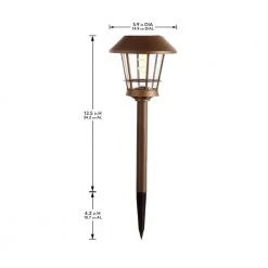 Ashburn 12 Lumens Solar Golden Bronze Spiral Filament LED Path Light(6-Pack) by Hampton Bay 8 Ashburn 12 Lumens Solar Golden Bronze Spiral Filament LED Path Light(6-Pack) by Hampton Bay -Hampton Bay Sales golden bronze hampton bay path lights sl2941 c3 1000