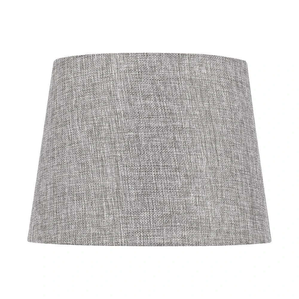 Mix and Match 10 in. x 7.5 in. Grey Hardback Accent Lamp Shade by Hampton Bay 1 Mix and Match 10 in. x 7.5 in. Grey Hardback Accent Lamp Shade by Hampton Bay