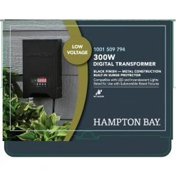 Low-Voltage 300-Watt Landscape Transformer by Hampton Bay -Hampton Bay Sales hampton bay outdoor lighting accessories diy 300ps 4f 1000