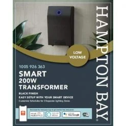 200 W Smart Hubspace Landscape Transformer by Hampton Bay -Hampton Bay Sales hampton bay outdoor lighting accessories hb 200 1215wifi 76 1000