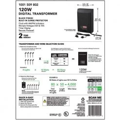 Low-Voltage 120-Watt Landscape Transformer by Hampton Bay -Hampton Bay Sales hampton bay outdoor lighting accessories sl 120 12a fa 1000